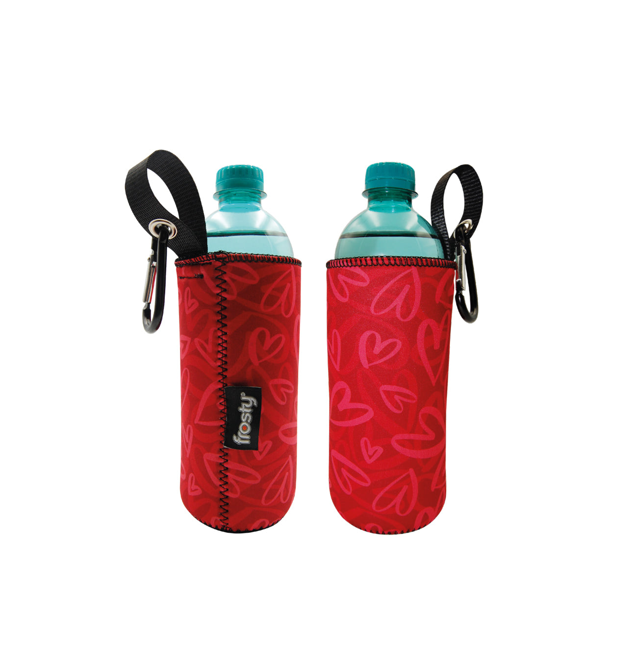 Red Hearts Buddy Bottle Cooler